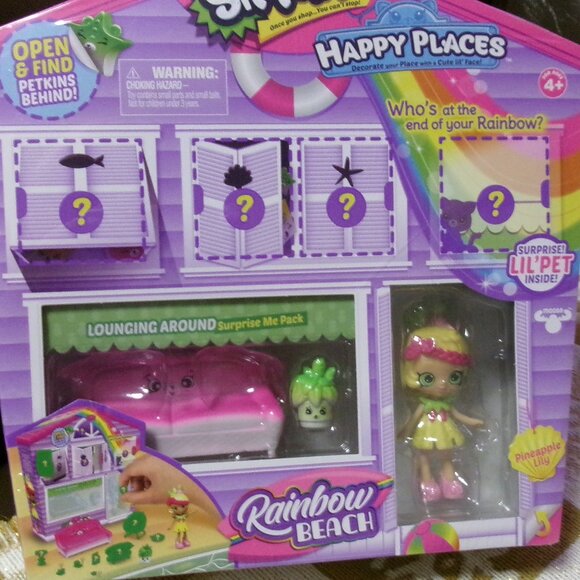 Moose Toys Other - NWT Discontinued Shopkins Happy Places Lounging Around